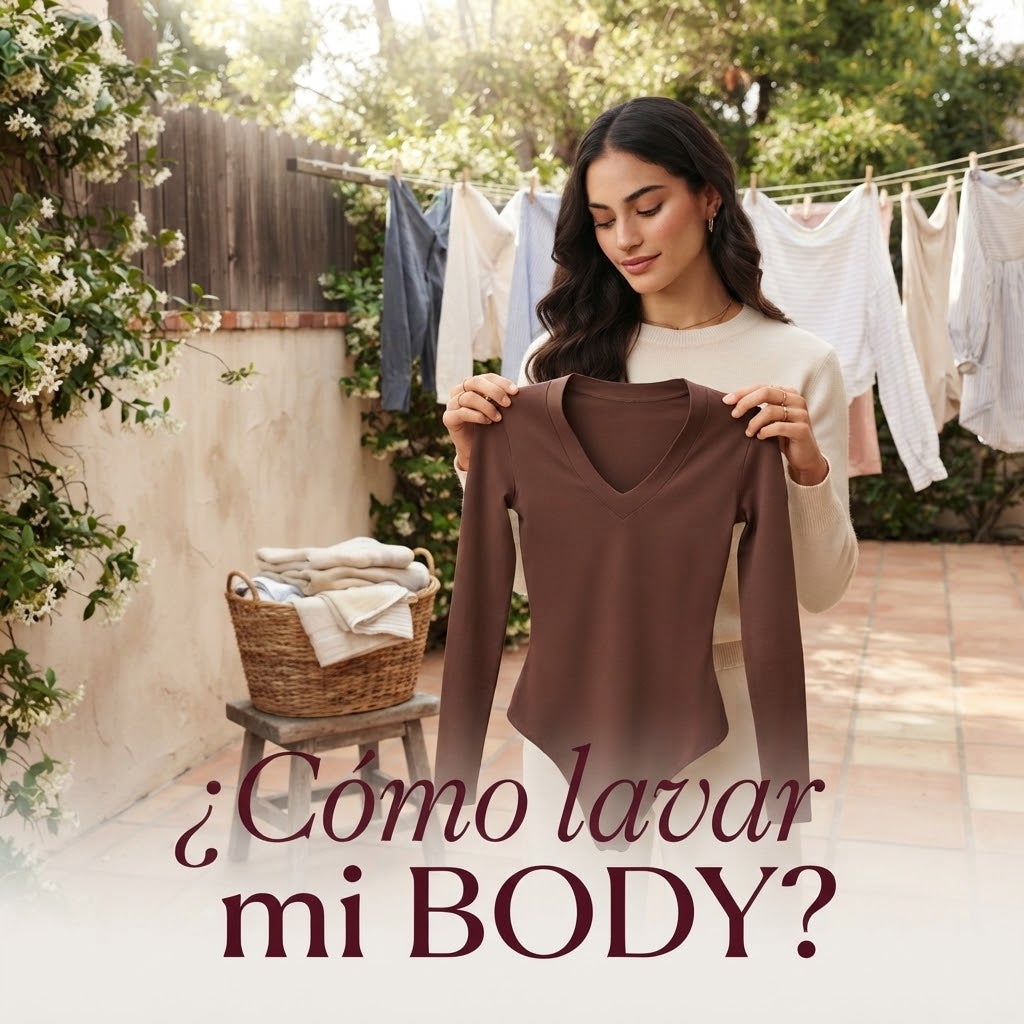 ¿Cómo lavar tu body?