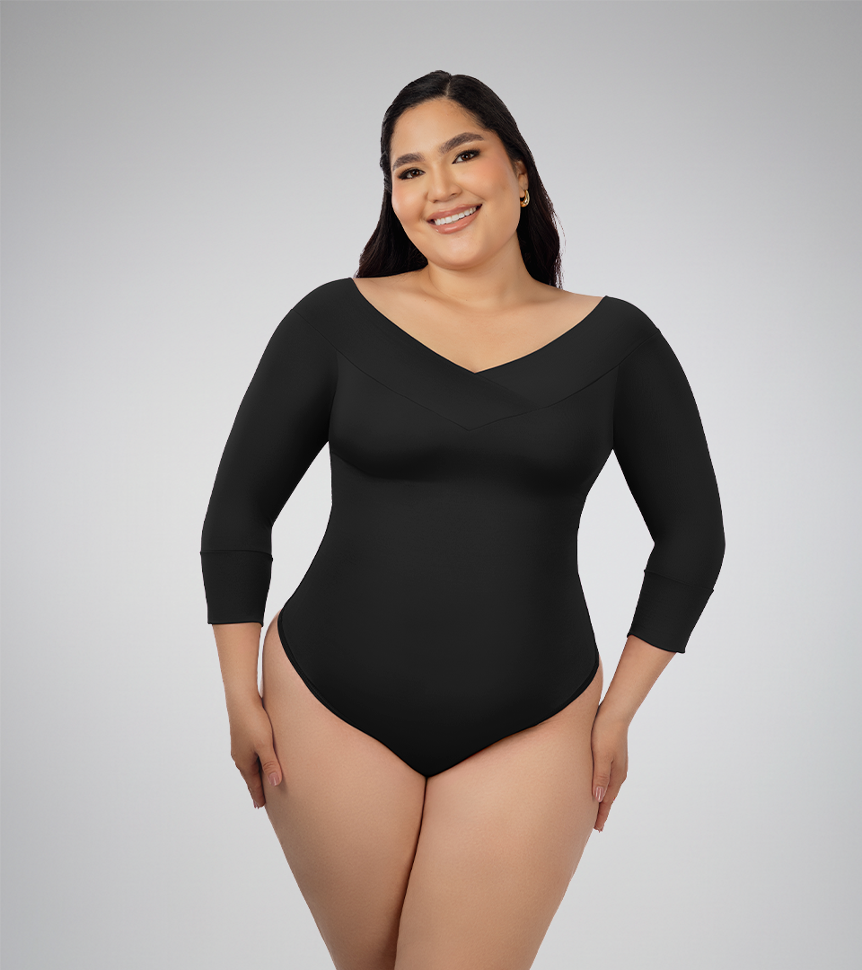 Body Control MNG 3/4 ⭐ Negro Plus