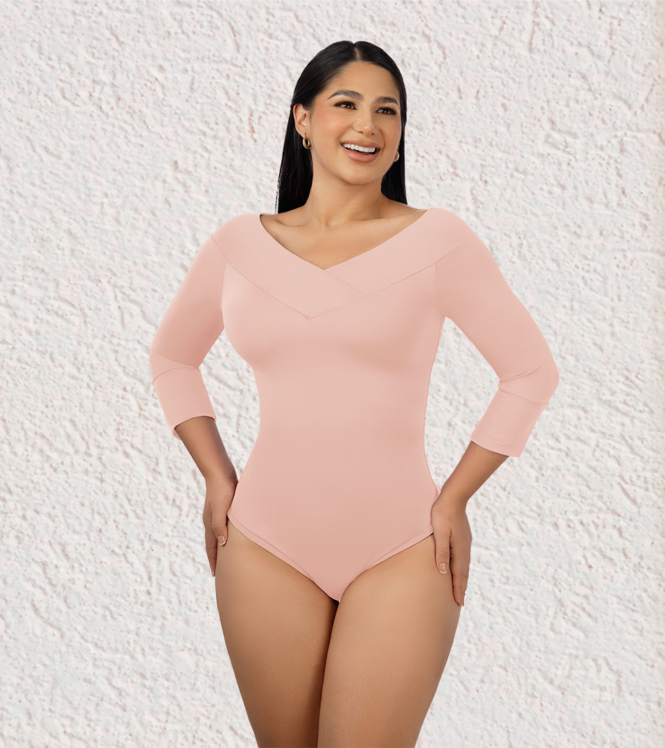 Body Control MNG 3/4 Rosa Bebe