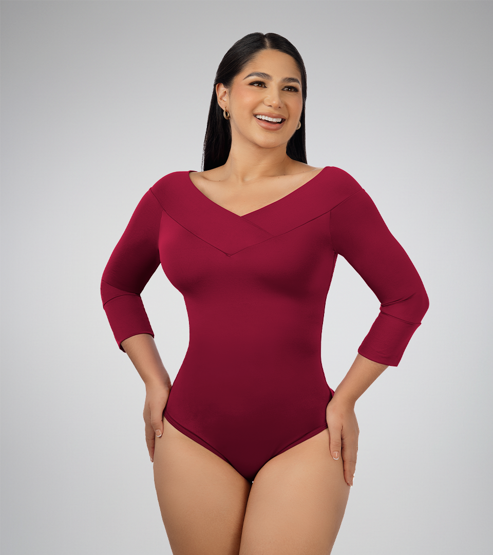 Body Control MNG 3/4 Vino Tinto