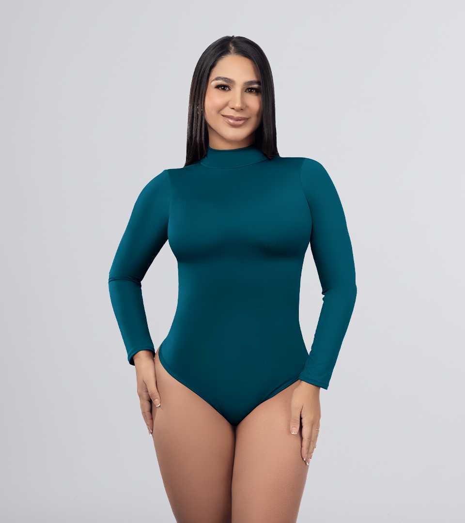 Body básico de cuello alto con Control Inteligente™