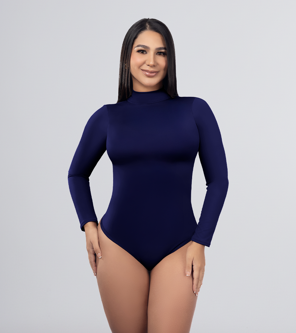 Body Control Cuello Alto Azul Navy