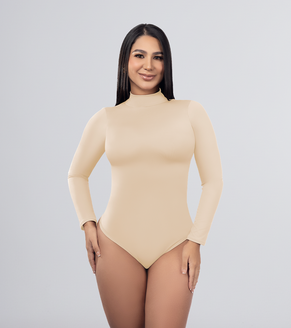 Body Control Cuello Alto Beige