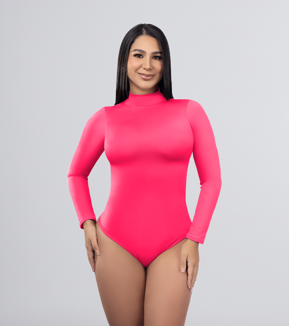 Body Control Cuello Alto Fucsia Neon