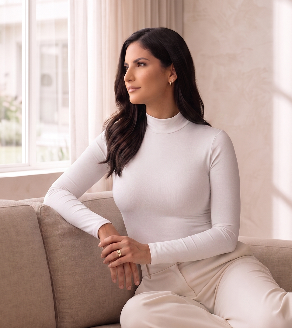 Body Control Cuello Alto Blanco