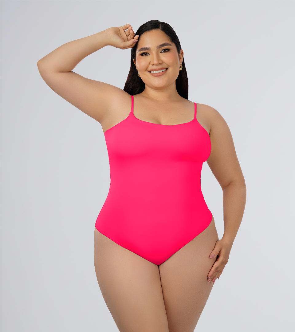 Body Control De Tiras ⭐ Fucsia Neon Plus