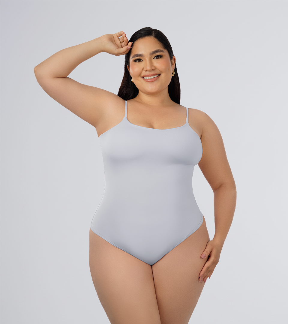 Strip Control Bodysuit ⭐ Black Plus