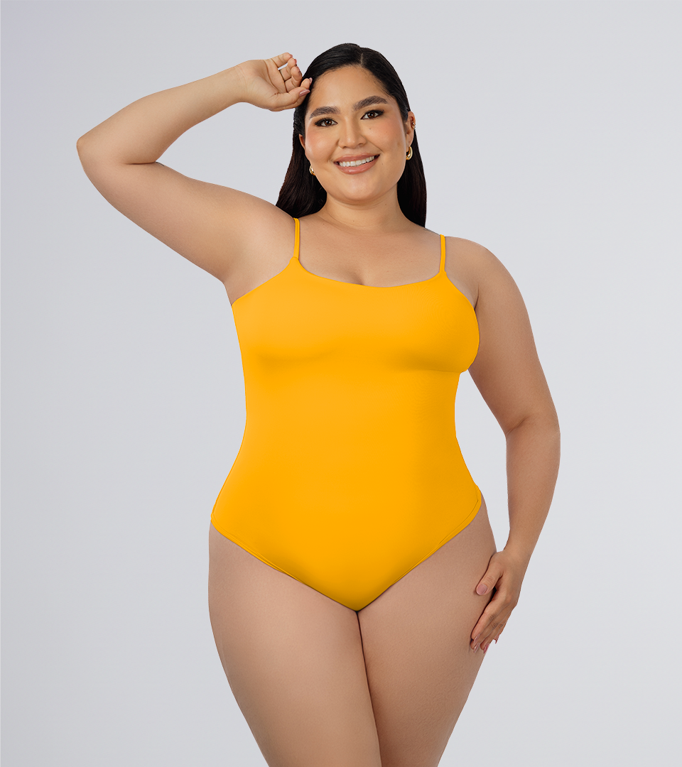 Strip Control Bodysuit ⭐ Black Plus