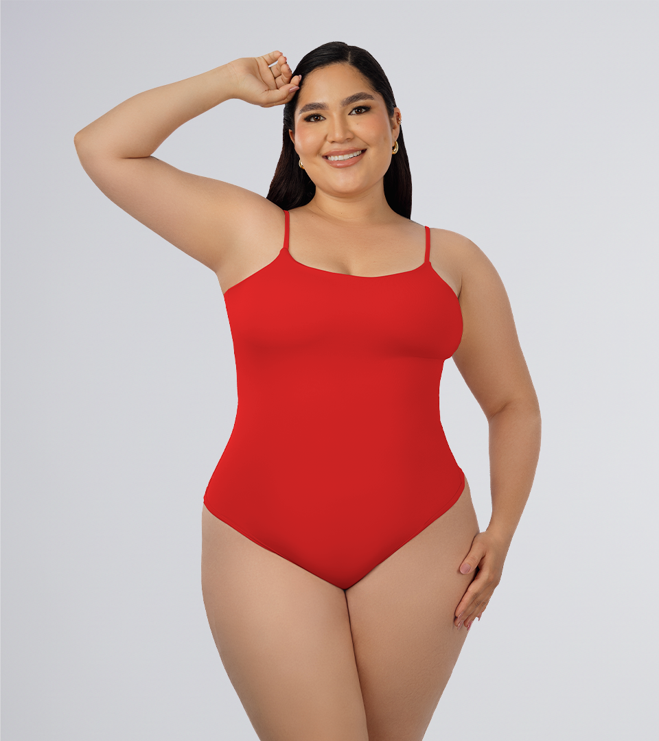 Strip Control Bodysuit ⭐ Black Plus