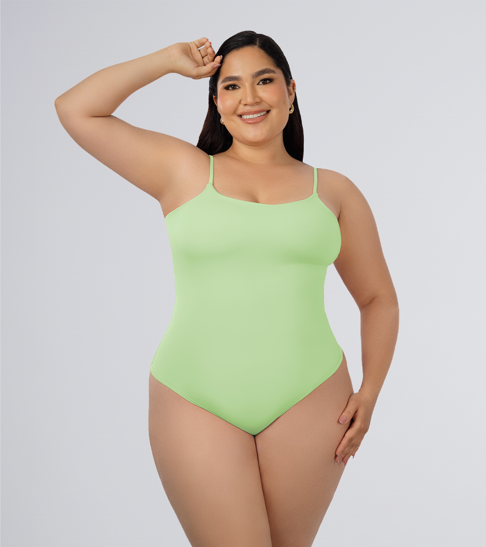 Strip Control Bodysuit ⭐ Black Plus