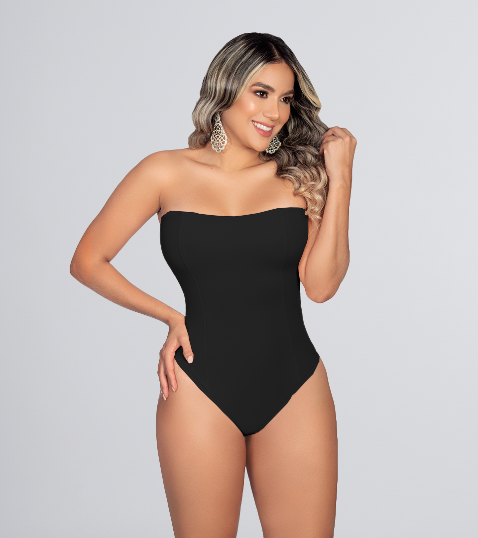 Body Control Strapless Negro