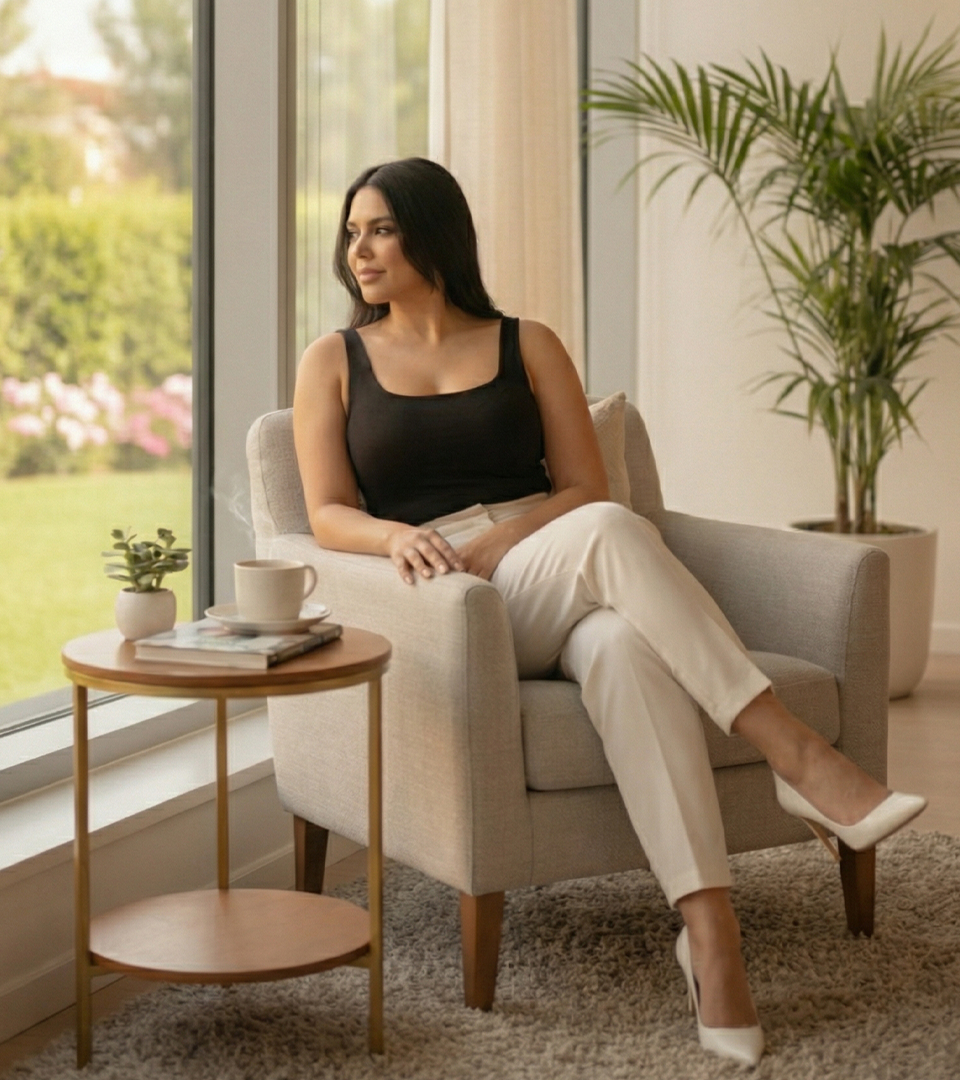 Black Basic Control Bodysuit