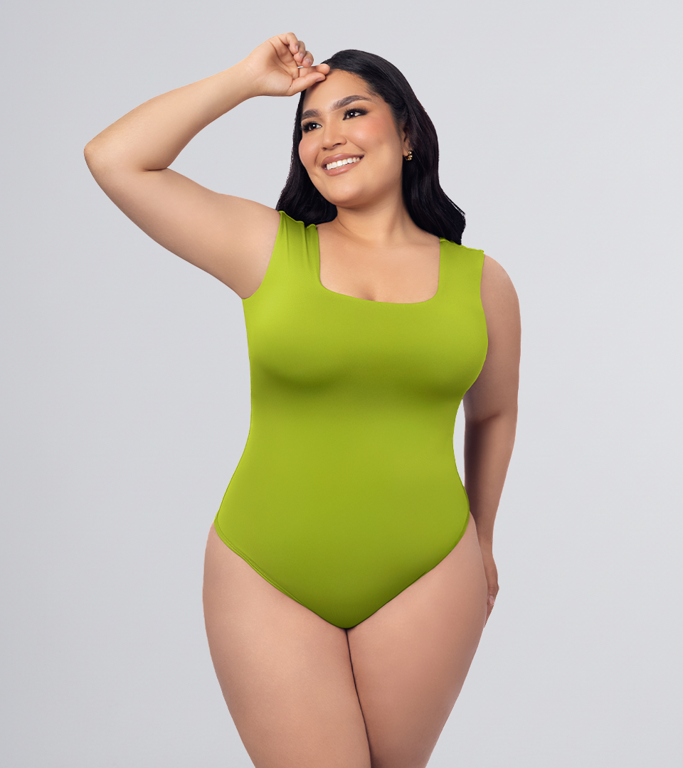 Body Control Básico Verde Oliva⭐ Plus