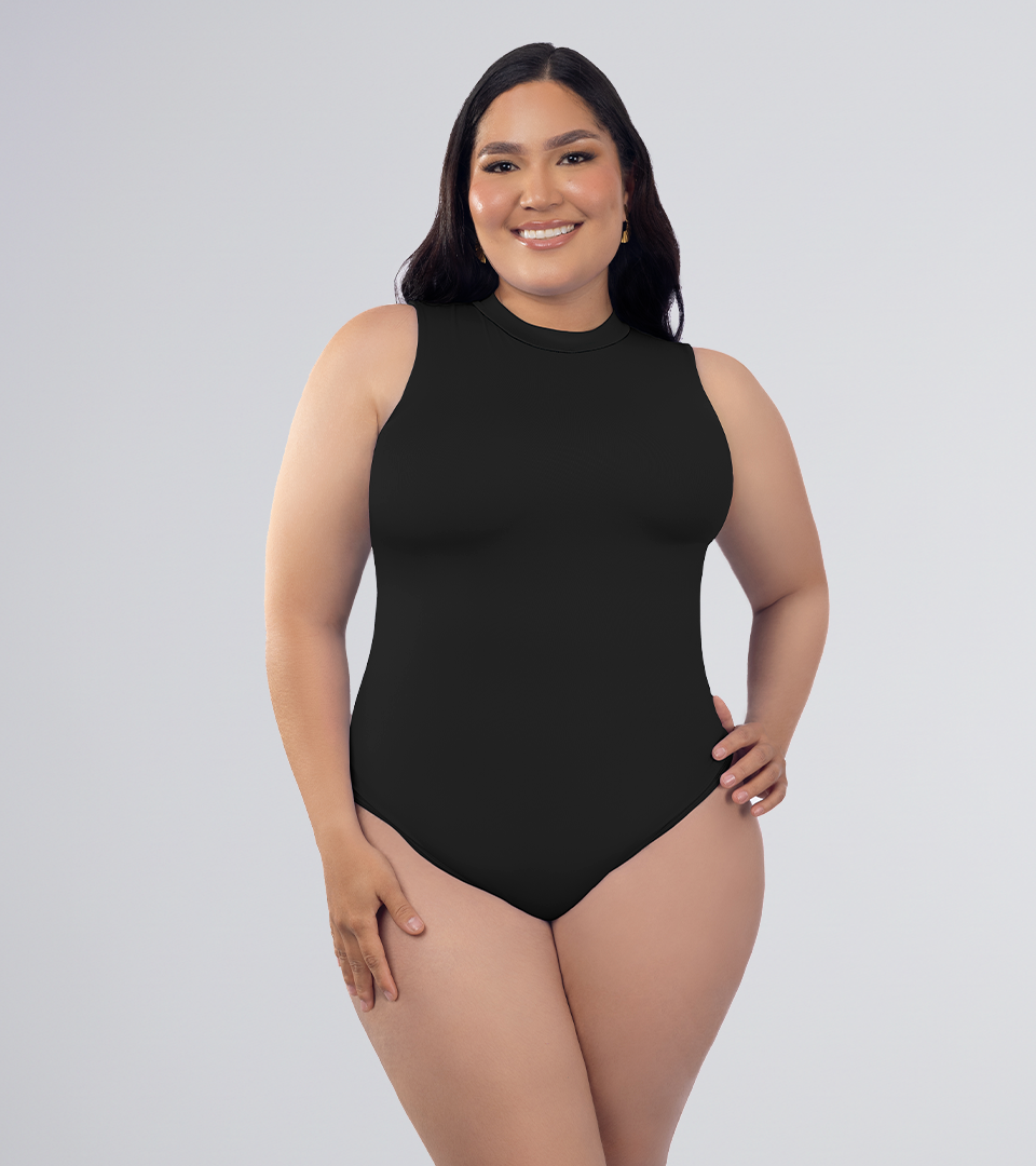Body Control Básico Gota Mediana Negro⭐ Pluss