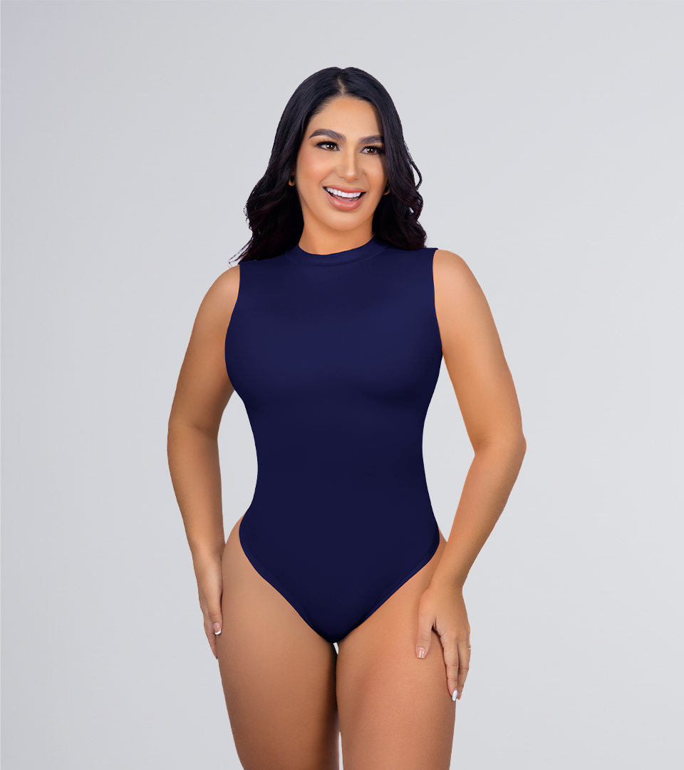 Body Control Básico Gota Media Azul Navy
