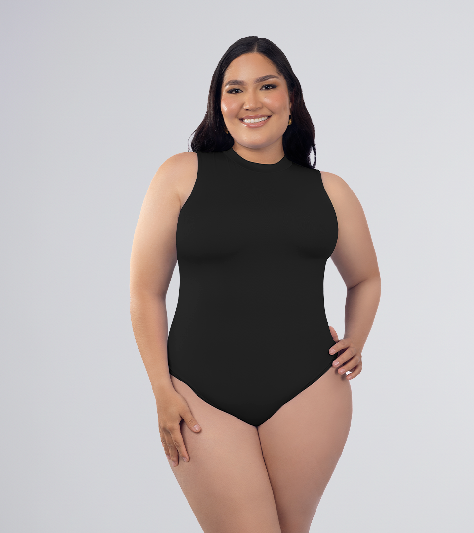 Body Control Básico Gota Mediana Negro⭐ Pluss