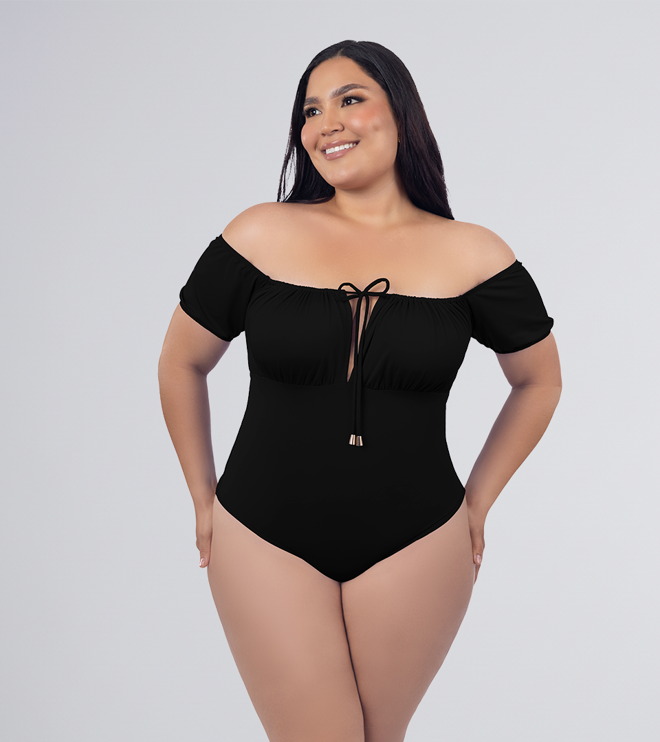 Body Control Estrapless Campesina Negro⭐ Pluss