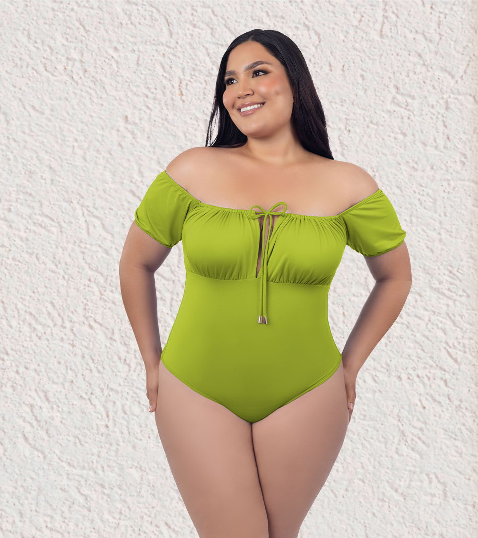 Body Control Estrapless Campesina Verde Oliva⭐ Pluss