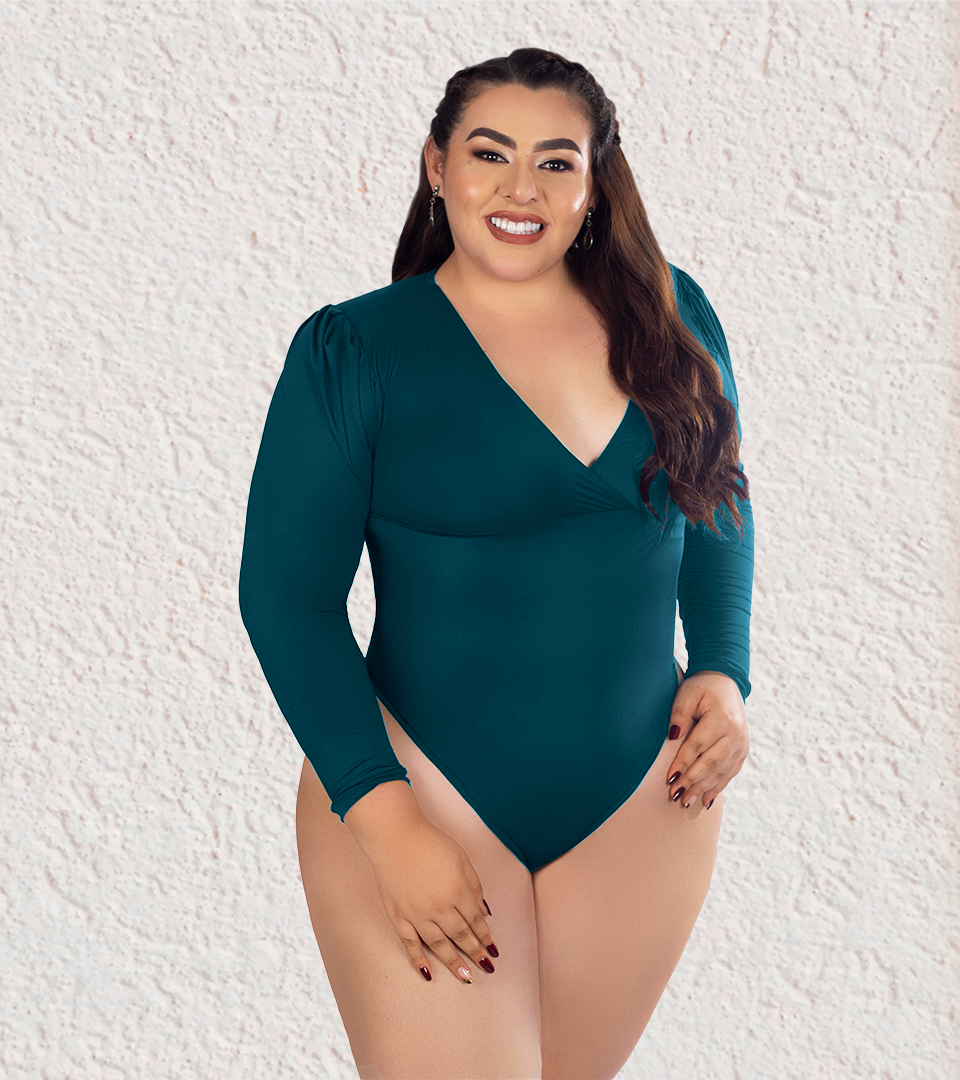 Body Control Cruzado MNG Farol ⭐ Verde Botella Plus