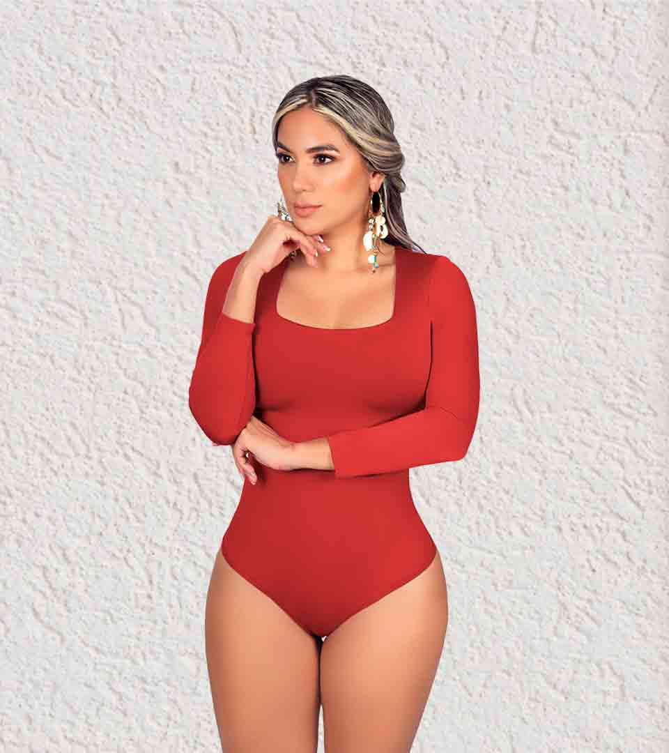 Body Control Básico MNG Larga Rojo