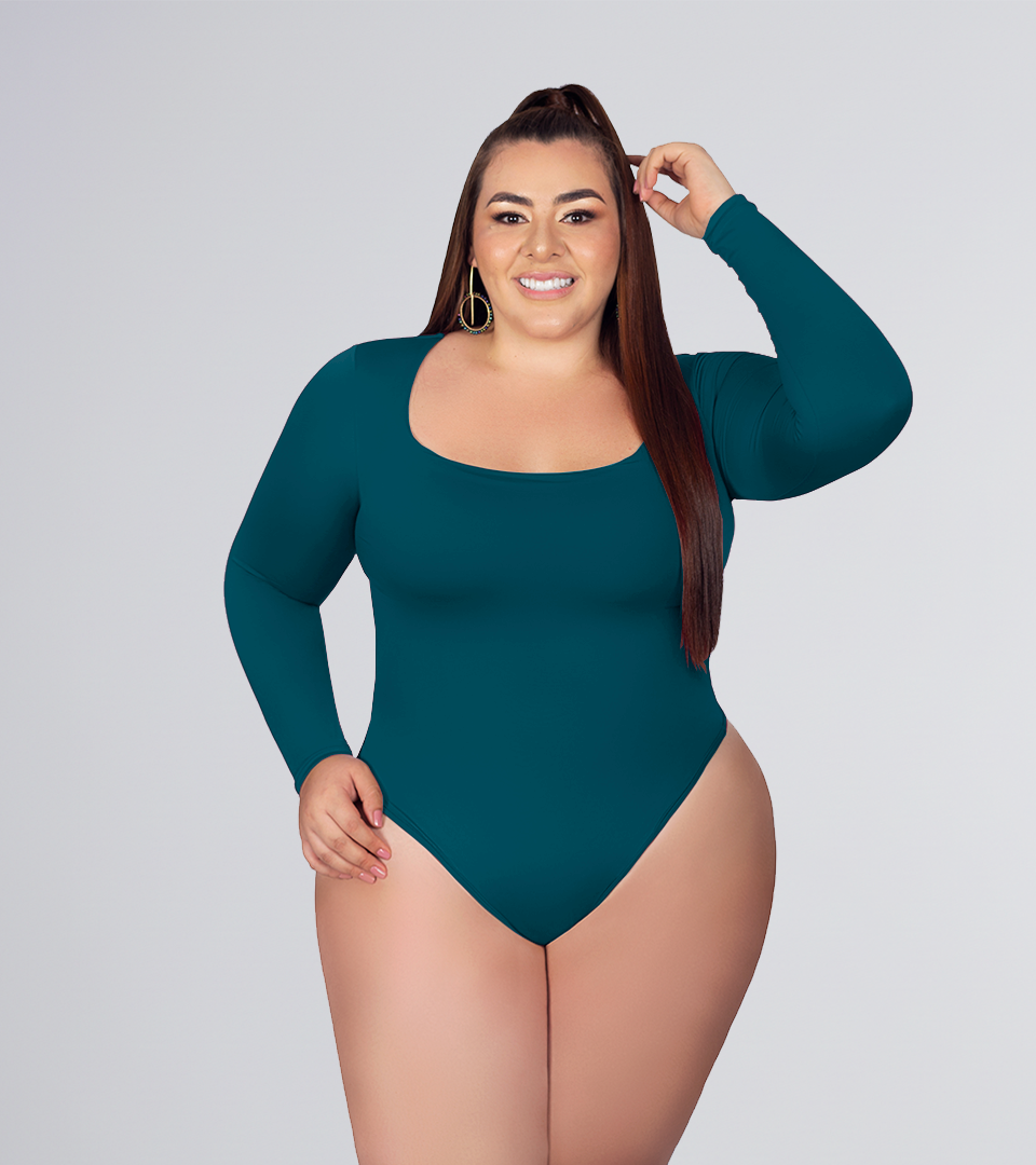 Body Control Básico MNG Larga Verde Botella ⭐ Plus