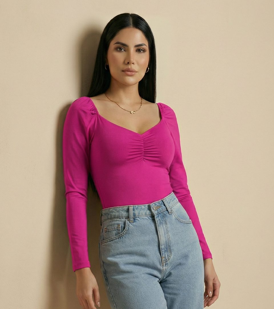 Body Control V Zurcido Magenta