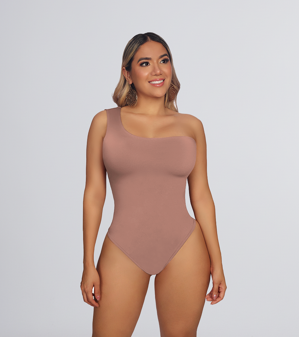 Body Control Asimétrica Escotada Moka