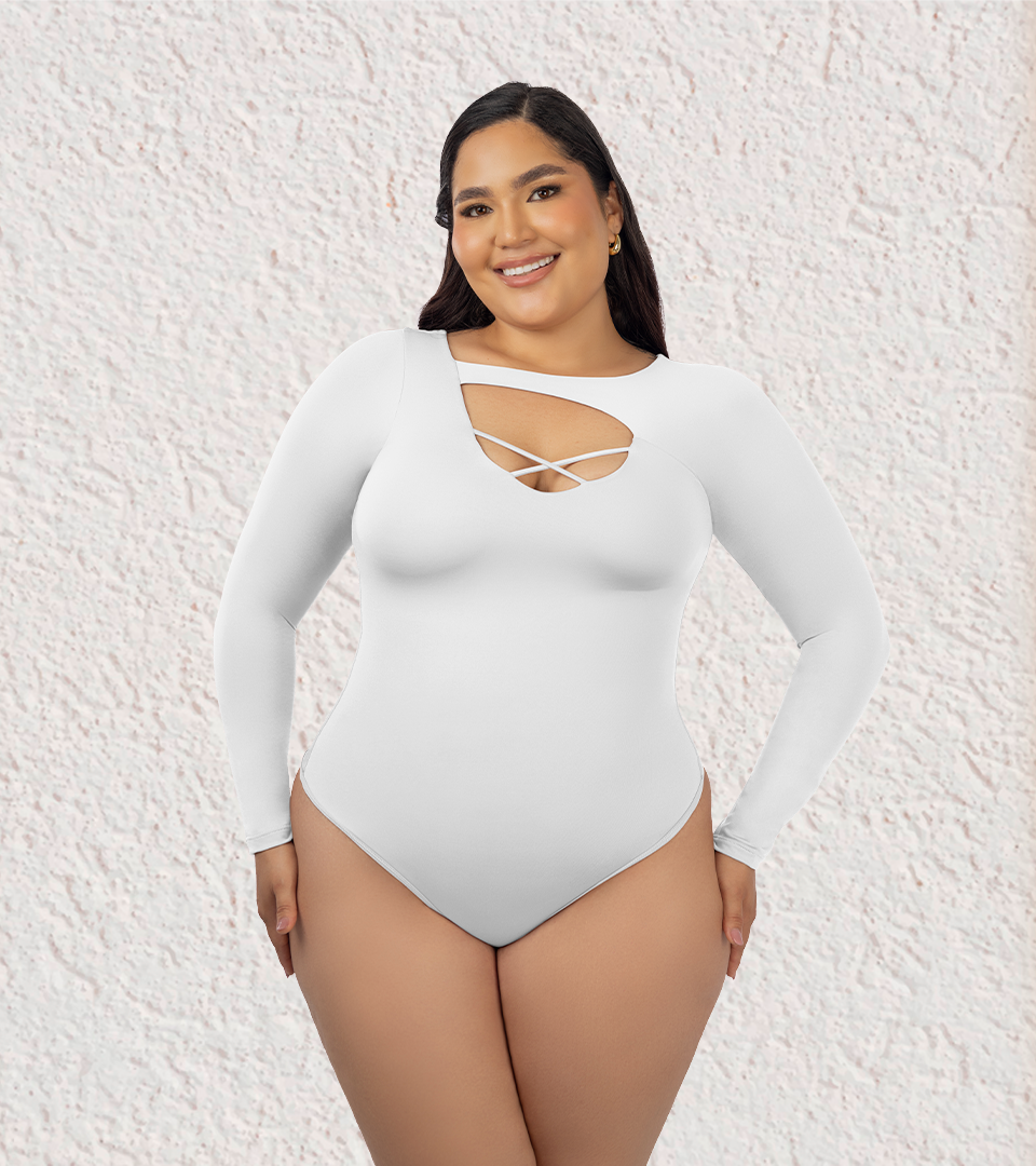 Body Control MNG Rangla Asimétrico Pluss ⭐ Blanco