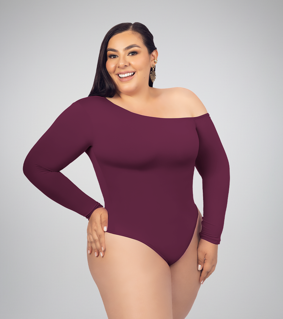 Body Control Basico Asimetrico Uva ⭐ Pluss