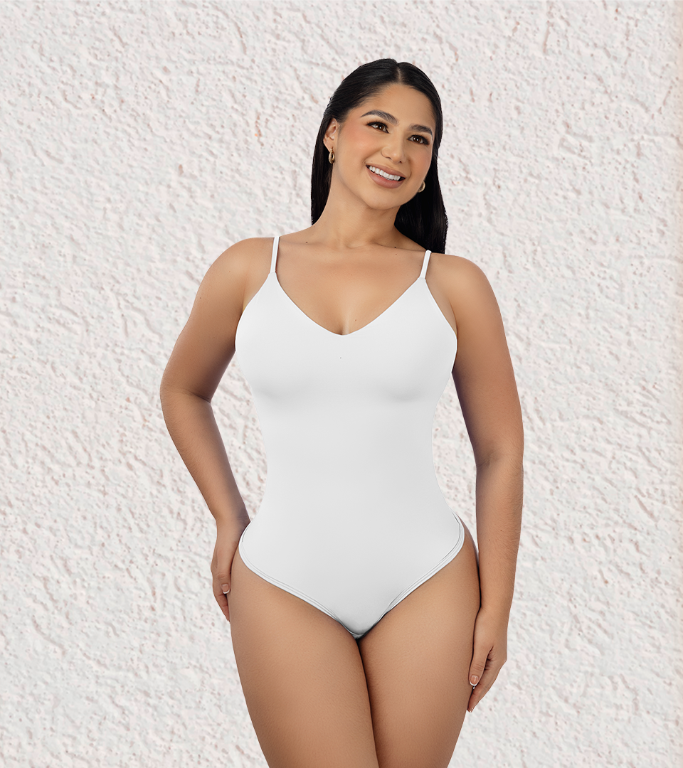 Body Control Basico Triangulo Tiras Blanco