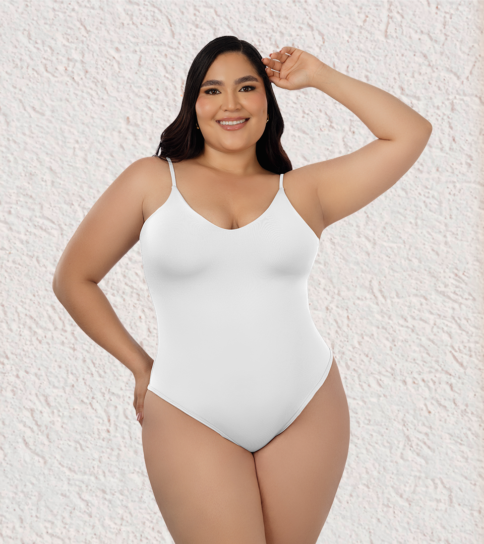 Body Control Basico Triangulo Tiras Blanco ⭐ Pluss