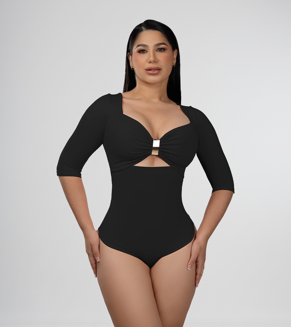 Body Control Manga 3/4 Hebilla Central Negro