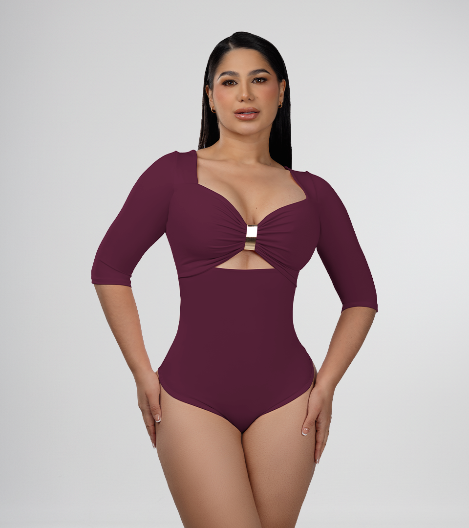 Body Control Manga 3/4 Hebilla Central Uva