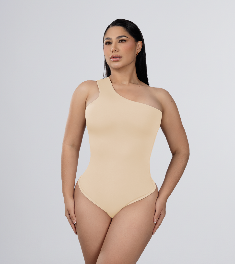 Body Control Basico Tira Cruzada Beige