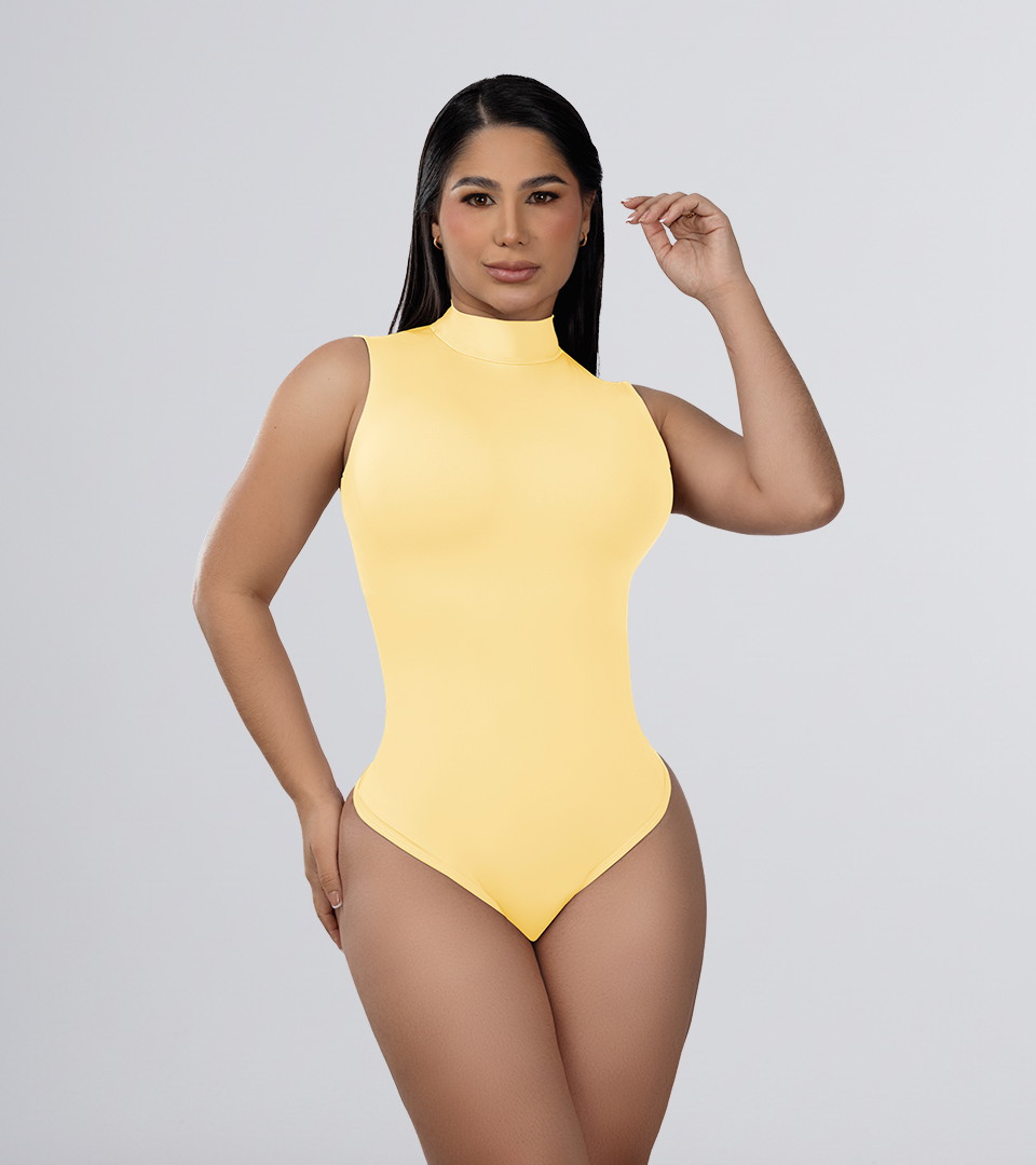 Body Control Espalda Cruzada Con Cuello Banana