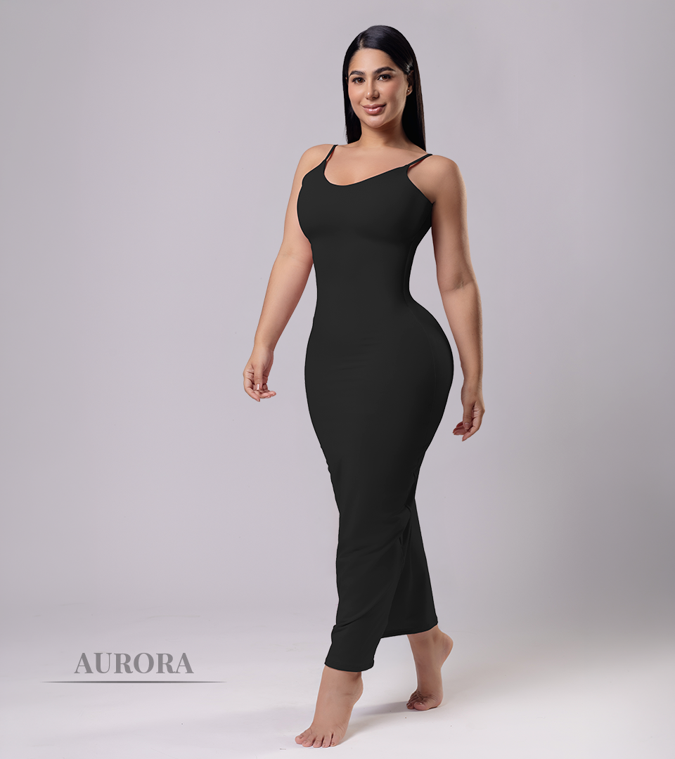 Vestido Control Aurora Negro