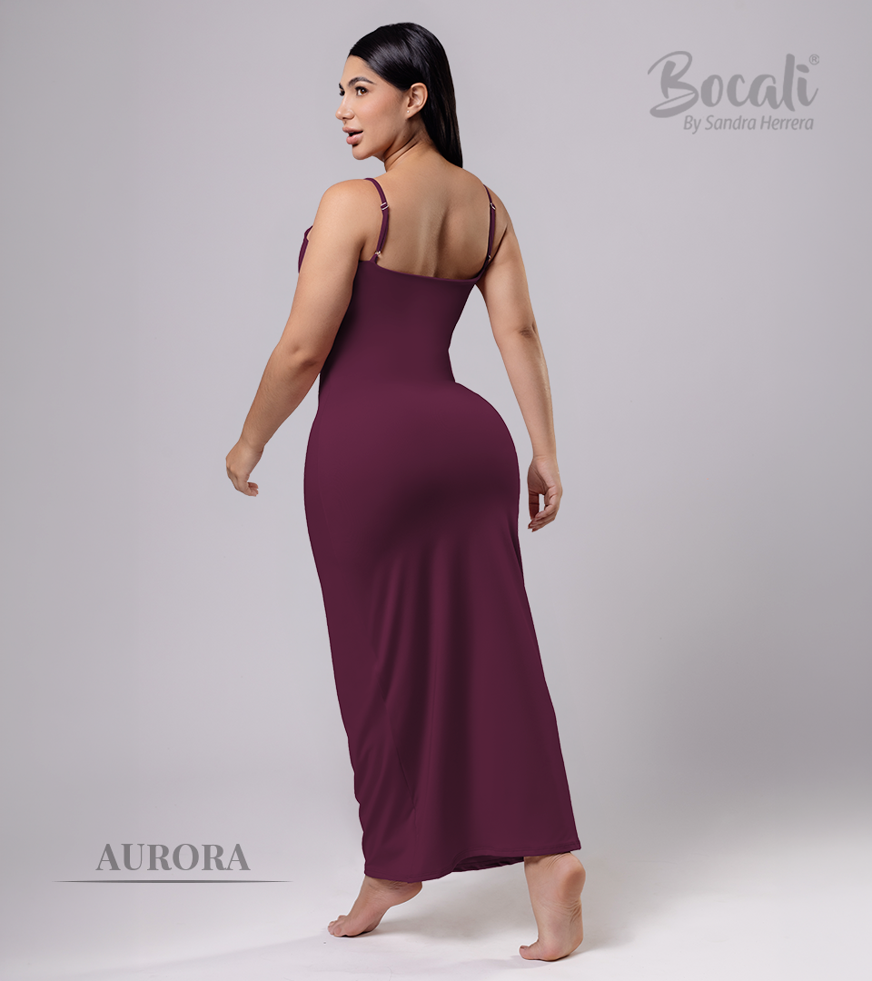 Vestido Control Aurora Uva