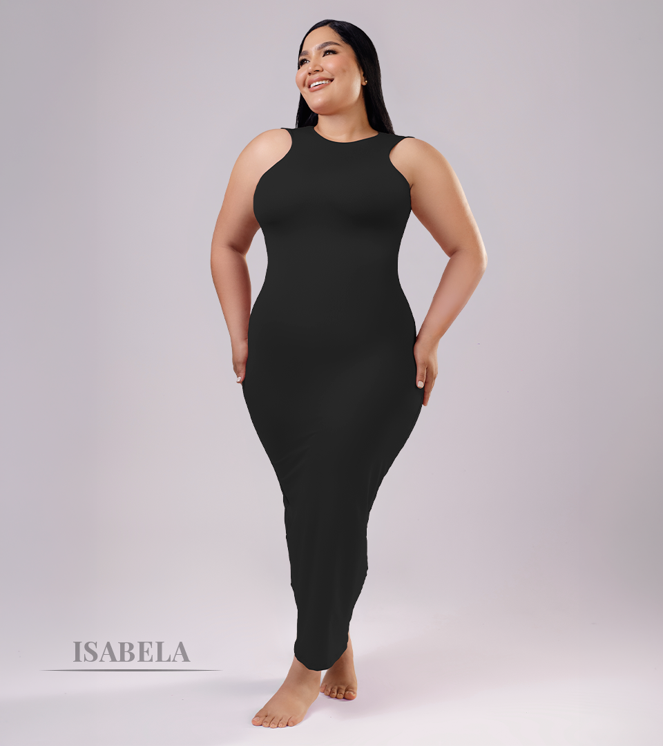 Vestido Control Isabela Negro