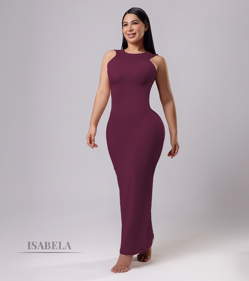 Vestido Control Isabela Uva