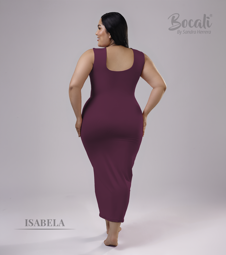 Vestido Control Isabela Uva